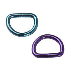 New Arrival 20mm Metal D Ring Buckle D Ring Belt Adjustable Buckles Purple/Blue