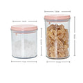 Eco-friendly Durability Not Easy Break Dry Food Tank Jar Pop up Airtight Food Storage