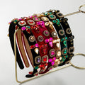 Wholesale Baroque Geometric Rhinestone Headband for Women Girls Hair Accessories