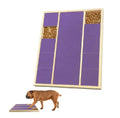 Scratch Square for Dogs Nails File Treats Toy Stress Free Dog Scratch Pad for Dog Nail Scratch Board