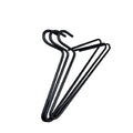 2024 Custom Gold Metal Coat Hanger for Children's Clothes Single Wide Black Clothing Hangers Flexibility Bathroom Use Low MOQ