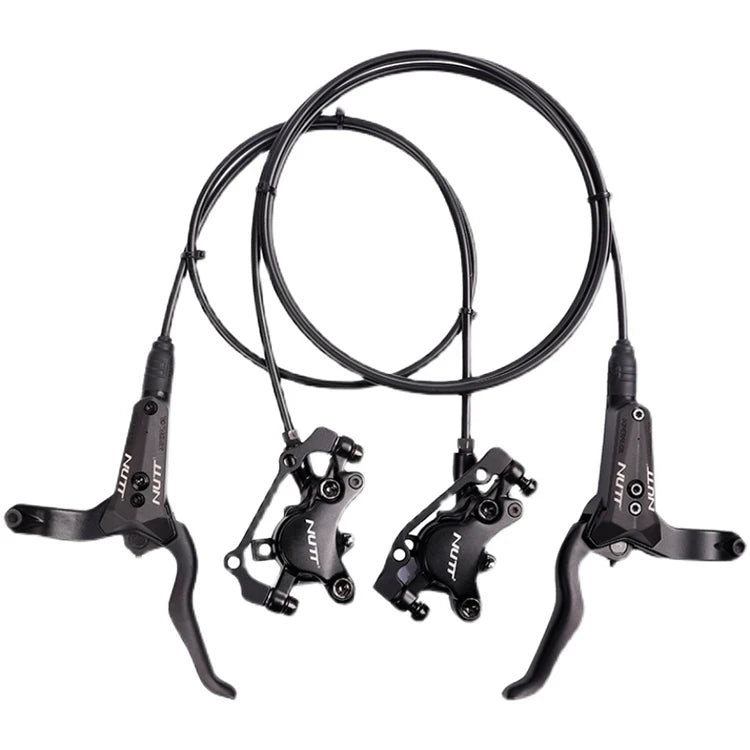 NUTT 2-Piston MTB Mountain Bike Hydraulic Oil Disc Brake Set for Cycle Riding