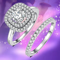 SGARIT Dropshipping 925 Sterling Silver Jewelry Wedding Rings for Couple VVS Moissanite Diamond Jewellery Couple Ring