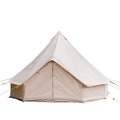 Waterproof Oxford Cotton Canvas Bell Tent Two Bedrooms Double Layer 3m-7m Customizable Size Four-Season Family Camping Tent