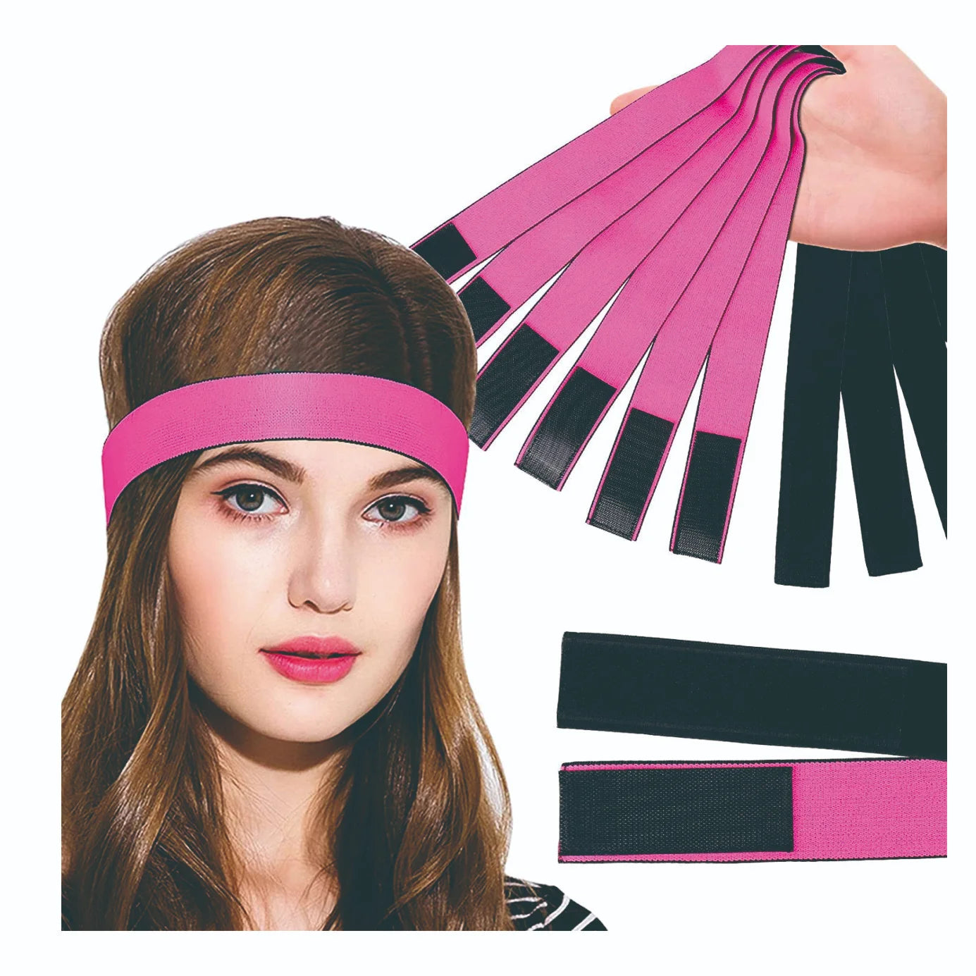 Elastic Bands for Wig Lace Melting Lace Front & Melt Edge Wrap 100% Polyester Four Seasons Use