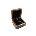 Custom Engraved Logo Walnut Pendant Jewelry Storage Gift Packaging Wooden Necklace Box