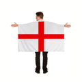 Hot Sale 100% Polyester England Cape Flag Custom Logo Double-Sided Shawl with England Flag Design