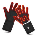 For Sports Outdoor Winter Warm Unisex Rechargeable Battery Thin Heated Gloves Liners Waterproof Full Finger Snowboarding
