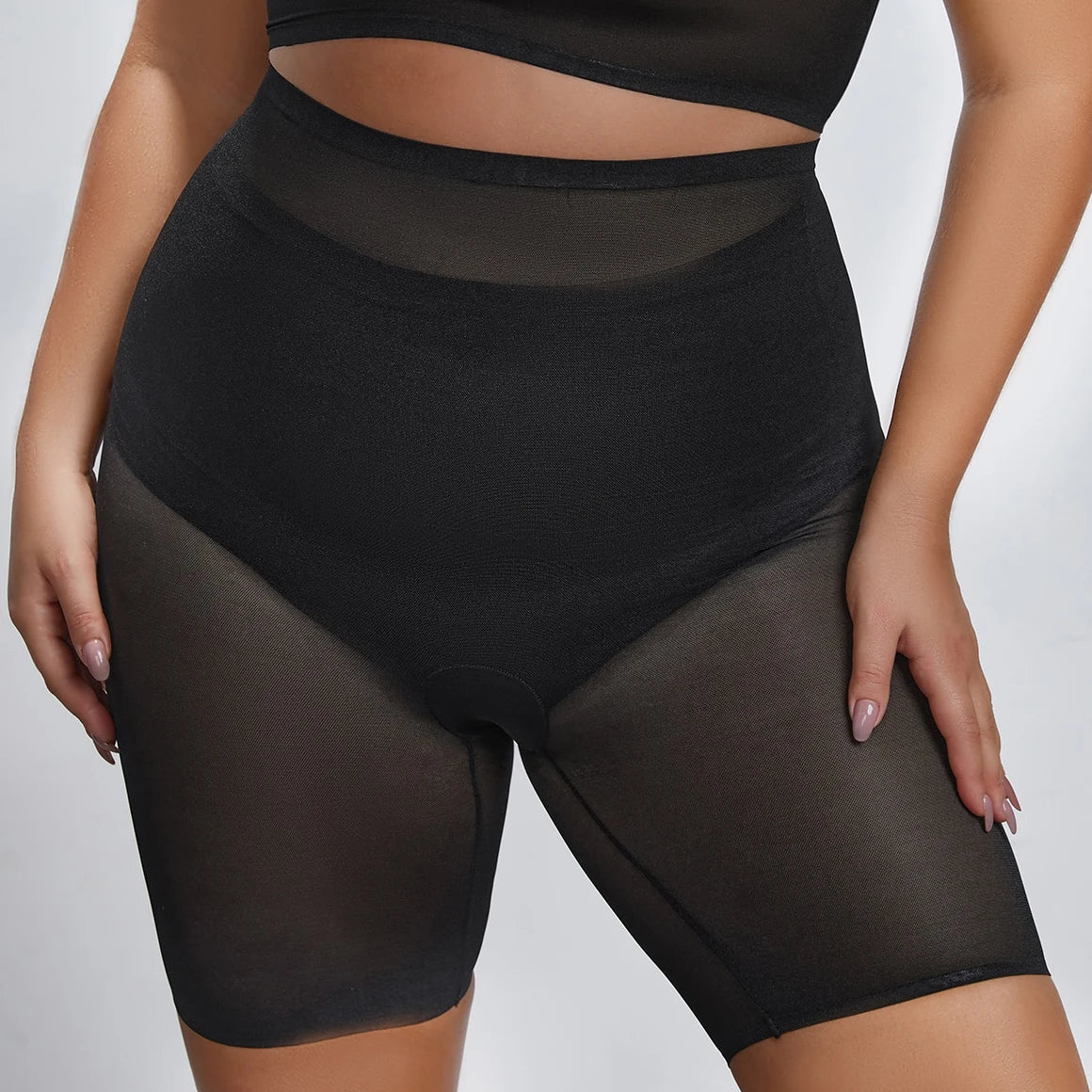 Ladymate OEM/ODM Pantalones Cortos Para Entrenamiento De Cintura Para Mujer High Waist Shaper Panty Lift Butt Shapewear Shorts