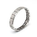 Custom Men Stainless Steel Adjustable Charm Bracelet Fashion Detachable Stainless Steel Bracelet for Women