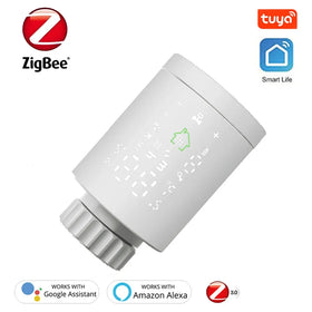 Smart Tuya WiFi Zigbee Actuator Heating Thermostat Intelligent Radiator Valve Temperature Control Valve