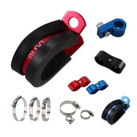 Free Sample Aluminum AN6 AN8 AN10 Billet Fuel Separators Hose P Clamps and Fittings Inch Anodized