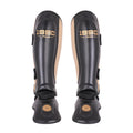 WOLON Professional Protection Boxing Shin Guards with Microfiber and PU Material S/M/L Sizes for MMA Kick Boxing Training