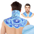 Reusable Hot/Cold Gel Large Neck Shoulder Ice Pack Wrap CE Certified for Upper Back Pain Relief