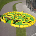 Hnkidsfun Hot Sale Portable PVC Inflatable Mini Palm Golf Obstacles Course