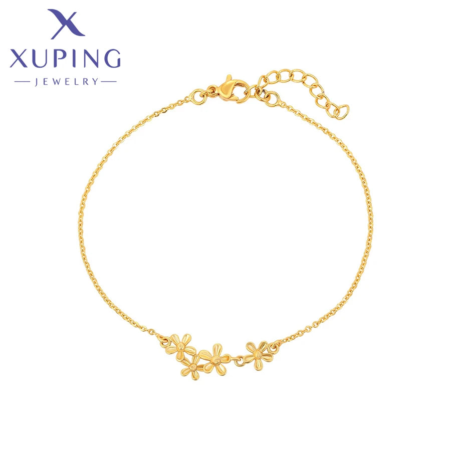 X000437607 Xuping Jewelry Fashion Religion Bracelet 24K Gold Color Anniversary Trendy Special Charming Exquisite Bracelet
