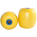 China Float Factory SH-38T Yellow Oval Shape Different Type Pvc Floating Buoys Fishing Net Floats