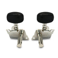 2R2L Open Styl Black Ukulele Parts Tuning Pegs Pin Machine Heads Ukulele Tuning Pegs for Ukulele Replacement Accessories