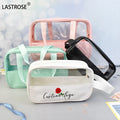 2022 Portable Waterproof Wash Toiletry Bag Custom Logo Transparent Make up Bag Luxury Cosmetic Bags for Women