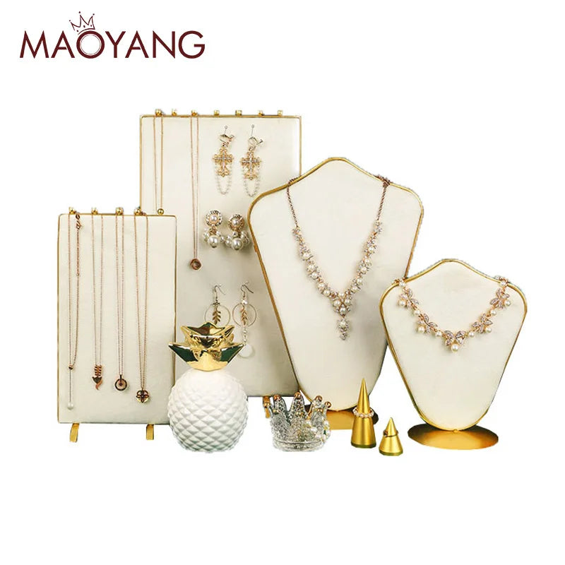 Fashion Earrings Necklace Jewelry Rack High End Metal Jewelry Display Rack