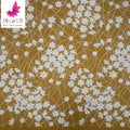 HY2644 High Quality Elegant French White Bridal Lace With Beads and Sequins Embroidery Mesh Fabric