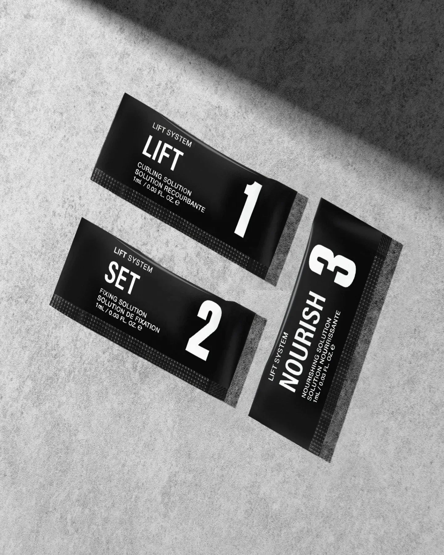Keratin Lash Lift Sachet Kit OEM Service Lashes Perming Lotion Free Sample Custom logo and Packaging Supported