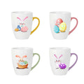 Customized Ceramic Easter Day Mug Porcelain Blank White Ceramic Cups