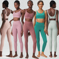 OEM Sportswear Women Leggings Workout Clothes Suit High-waist Yoga Comfortable Fitness Sportswear Suit for Women