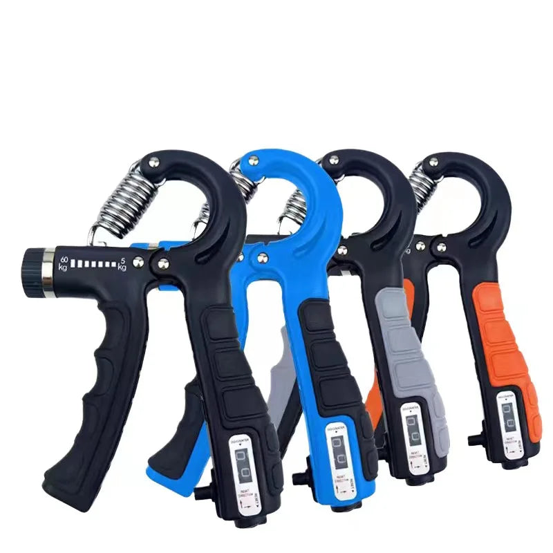 Adjustable Resistance Hand Grip Trainer 5-60kg Forearm Strengthener with Counter for Wrist Training Mechanical Counting MegaBDM