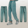 DOVEN French Terry Heavyweight Streetwear 100% Cotton Straight Leg Oversized Flared Acid Wash Custom Men Joggers Sweatpants