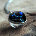 Fashion Valentines Day Gift 12 Zodiac Glass Ball Women Horoscope Necklace Jewelry