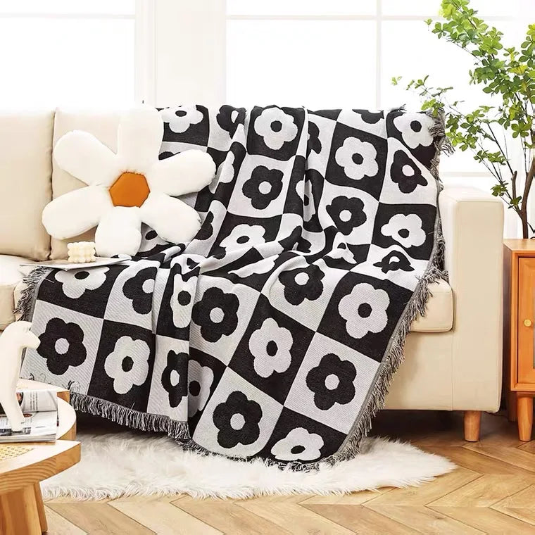 Custom Woven Tapestry Jacquard Hoodies Jacquard Throws Blanket