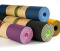 CW YGM001 Eco Friendly TPE Anti-Slip Waterproof 0.6CM Thick Single/Double Color Sport Gym Yoga Exercise Mat