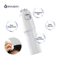 Mini Hair Growth Treatment Oil Liquid Scalp Massage Applicator Comb Brush White Kimairay for Hair