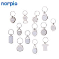 Custom Hotel Motel Keychain Souvenir Gifts Keychain Sublimation Blank Metal Keychain