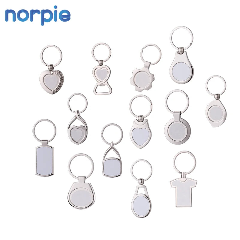 Custom Hotel Motel Keychain Souvenir Gifts Keychain Sublimation Blank Metal Keychain