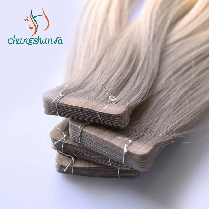 Changshunfa Slim Tape in Hair Extensions High Quality Invisible Tape Virgin Reusable Seamless Tape