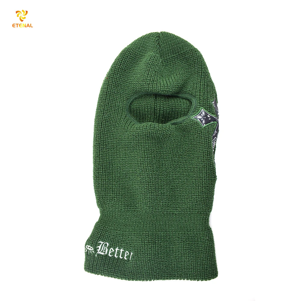 Wholesale Custom OEM Beanie Hat 100% Acrylic Embroidery Logo Pom Pom Knit Business Winter Hat