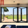 Able Aluminum Profile Vertical Sliding Windows Doors Office Apartment Villa Compact Design Portable Multifunctional Folding Door