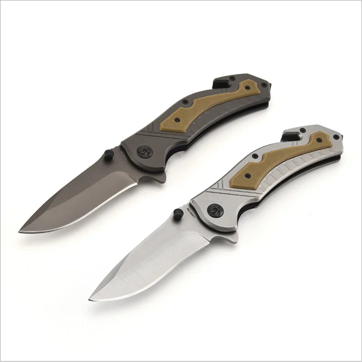 Good Quality Durable Comb Folding German Steel Handmade Forged Outdoor Chinese Pocket Hunting Knife