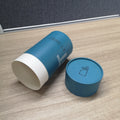 ECO-friendly Blue Black Kraft Paper Tube Packaging Cardboard Push up Deodorant Containers Paper Tube for Tea Packaging