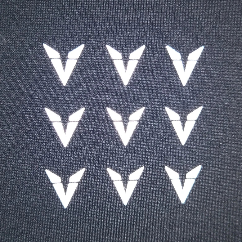 High Light Screen Printed Heat Transfer Reflective Logo Sticker for Garment Iron-On Decals with PET Material