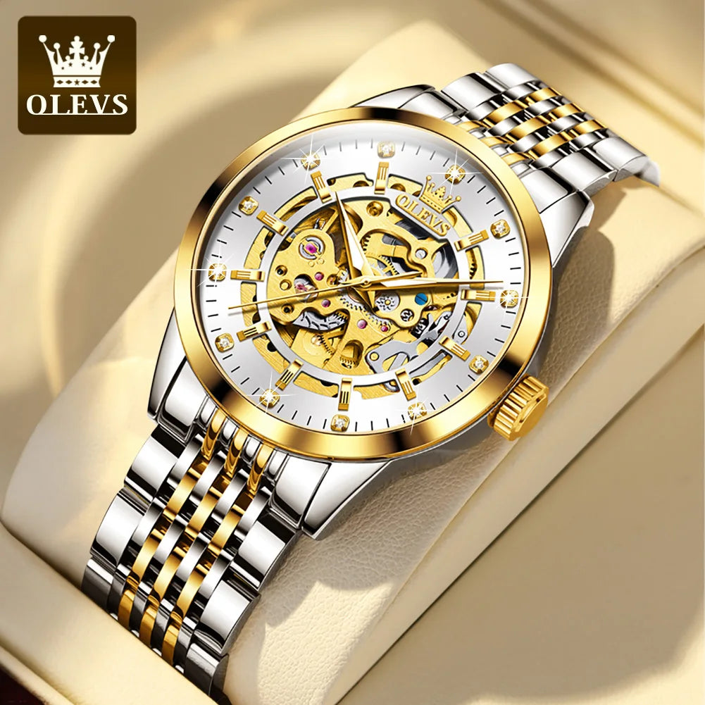 OLEVS 9920 OEM Luxury  Fashion Men Wrist  Tourbillon Watches Automatic Movement  Mechanical Watch Mechanical Watches