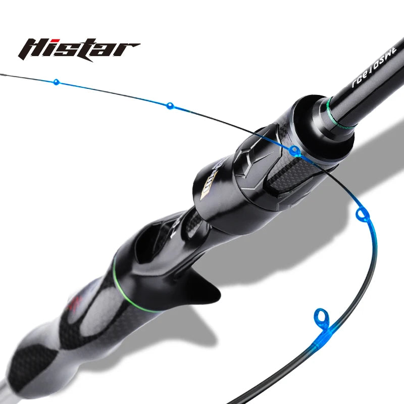 HISTAR OEM V587 Fuji Guide High Carbon Fast Action Bass Lake/Stream Lure Fishing Rod Super Hard Spinning & Casting