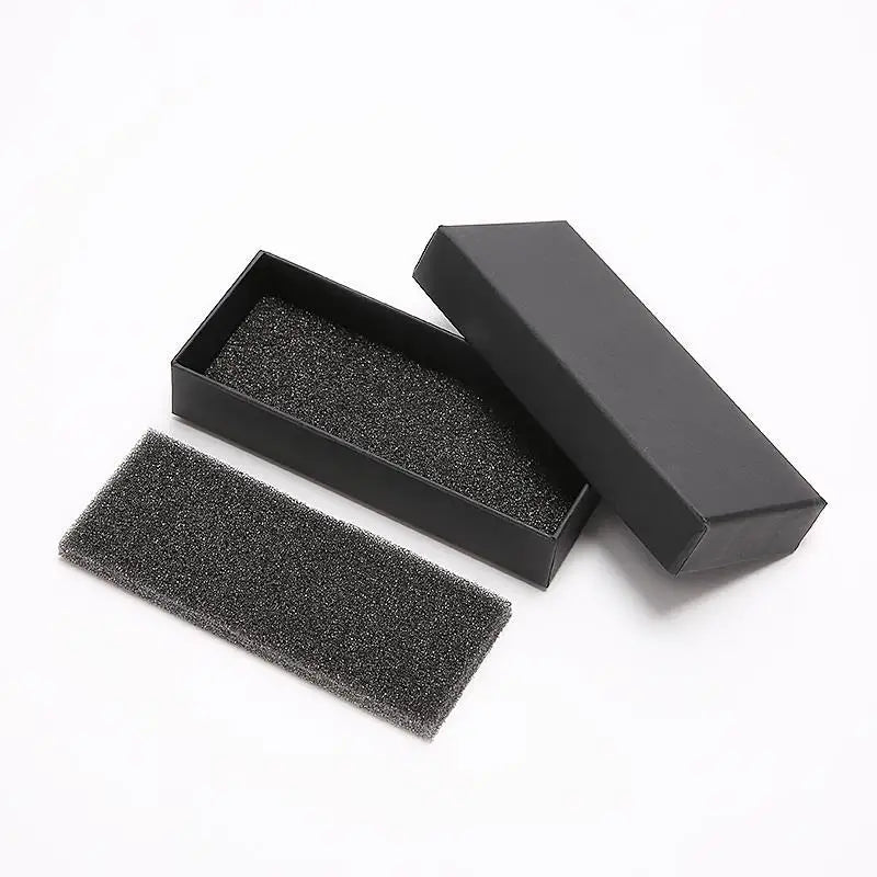 Matt Coated Black Lid and Base Box Electronic Product Packaging Box With Sponge Inserts
