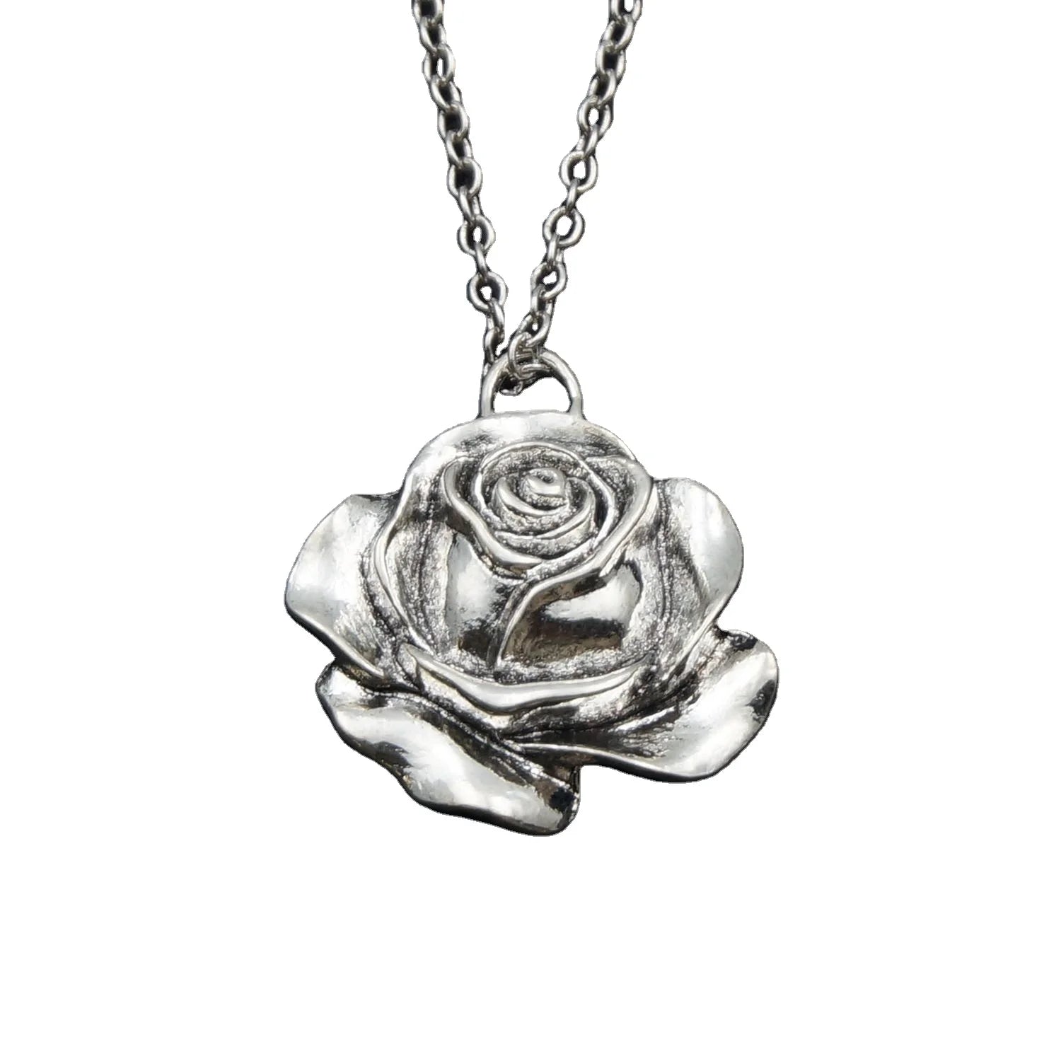 Vintage Romantic Rose Pendant for Female Friends Anniversary Wedding Anniversary Gift