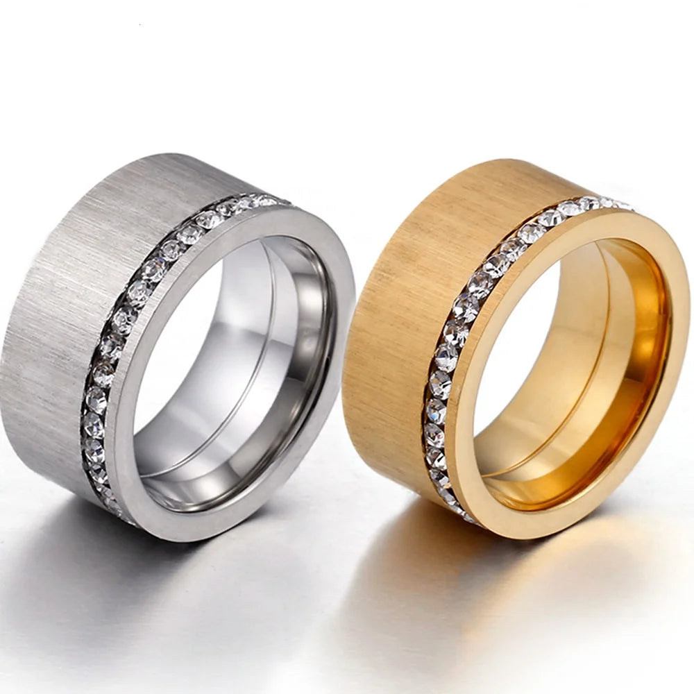 Men's Wide Single Stone Ring Designs Custom Gold Sand Ring for Men Parents Couple Memorial Day Gift Ring