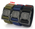 Fast Shipping Wholesale Quick Release Nylon Webbing Belt Tactical Stretch Belt Elastic Woven Belt