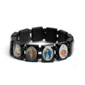 KDC1312 Wholesale Women Men Religious Wood Beads Elastic