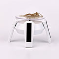 Customized Solar Automatic Rotating Jewelry Stand Ring Bracelet Watch Display Stands Hot Selling White Cases & Displays